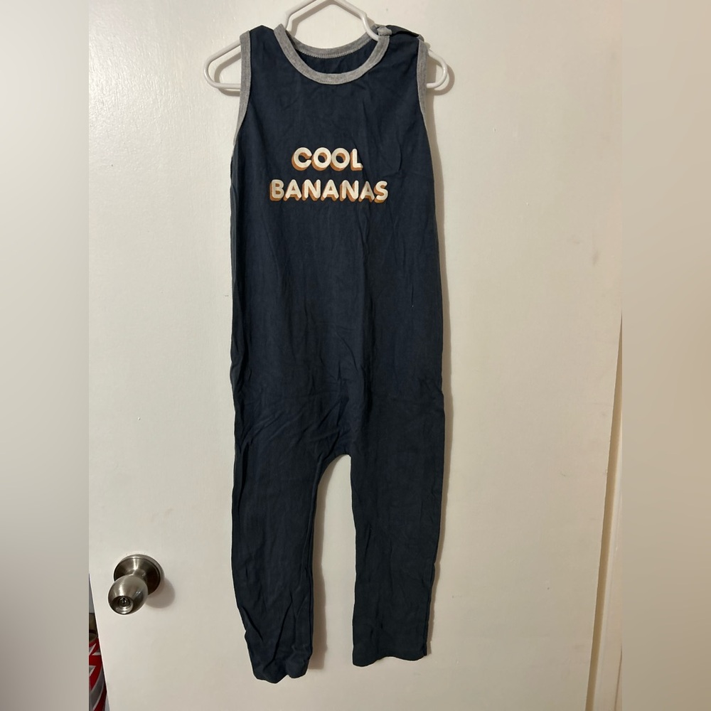 Navy Kids Romper